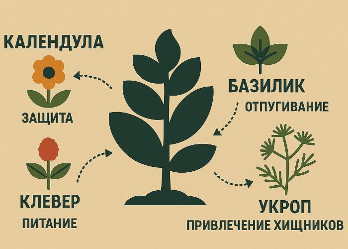 Каннабис в пермакультурном огороде