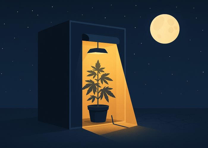 Световое загрязнение в выращивании каннабиса