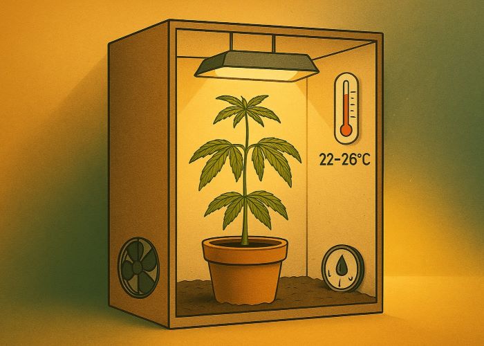 Какая температура должна быть в гроубоксе?