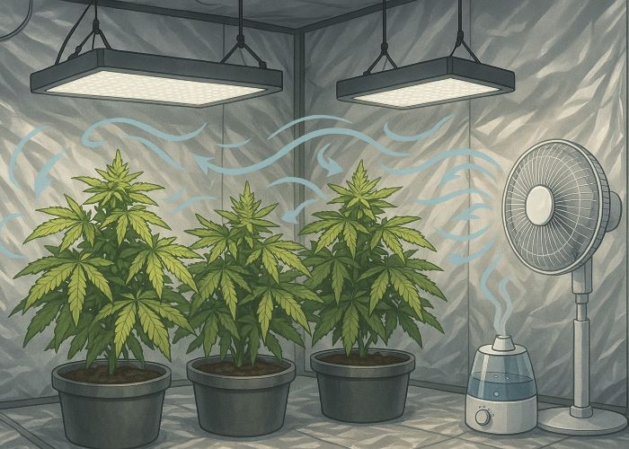 Летний стресс: как спасти каннабис от перегрева в закрытом грове