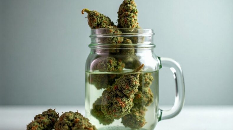 Водная пролечка каннабиса: резервный метод